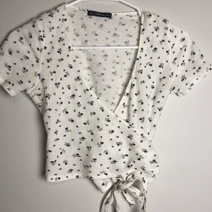 Brandy Melville wrap shirt